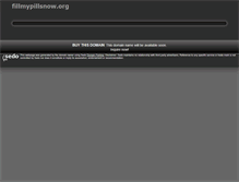Tablet Screenshot of fillmypillsnow.org
